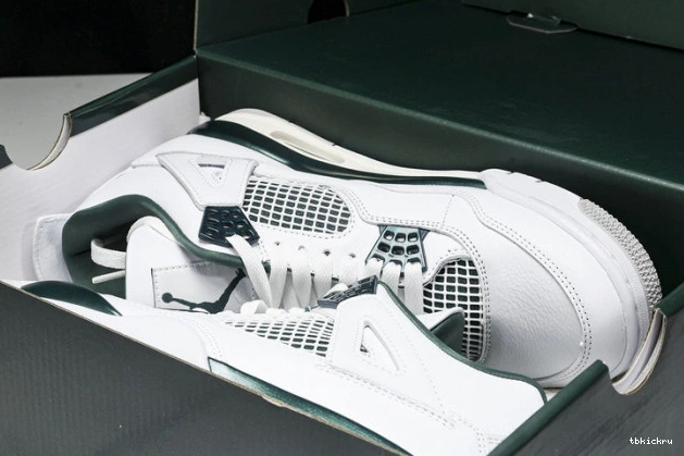 Cheap TBK FQ8138-103 Green Air Jordan 4 Oxidized 0810